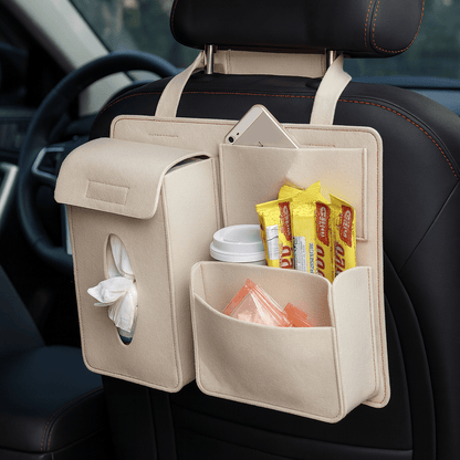 SEATSTASH – Universell passender Autositz-Organizer mit 4 Aufbewahrungstaschen 3