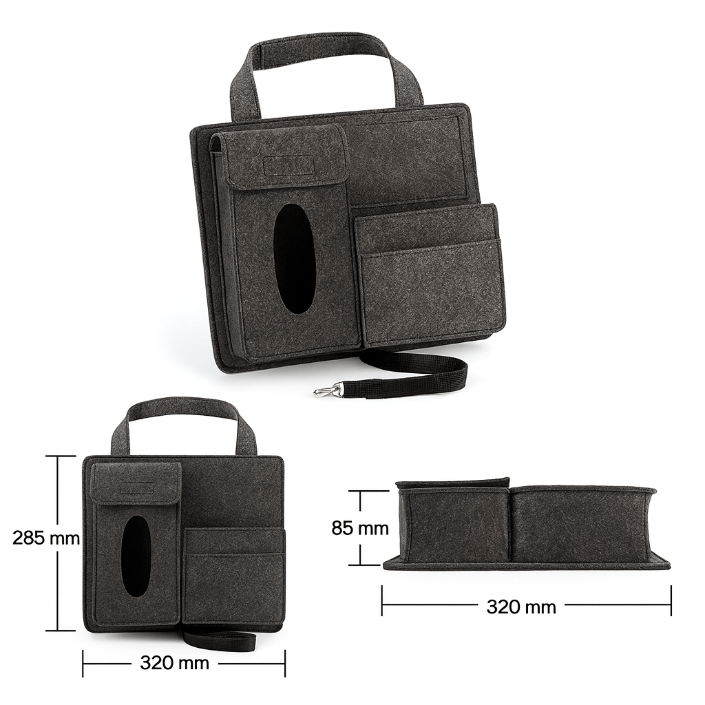 SEATSTASH – Universell passender Autositz-Organizer mit 4 Aufbewahrungstaschen 6