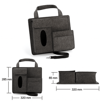 SEATSTASH – Universell passender Autositz-Organizer mit 4 Aufbewahrungstaschen 6
