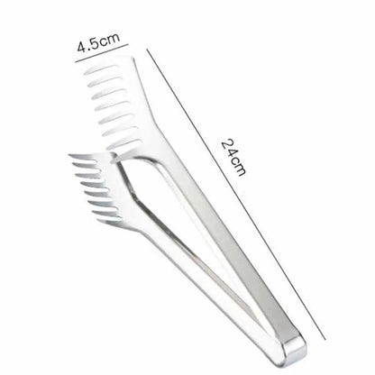 SERVEWISE – Servierzange und Pastagabel aus Edelstahl mit ergonomischem Design 4