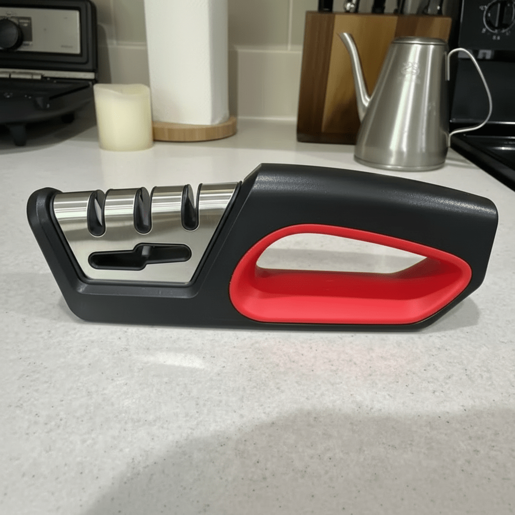 SHARPMIX – 4-in-1 Messerschärfer & Scherenpolierer – Ergonomisches Küchengerät 3