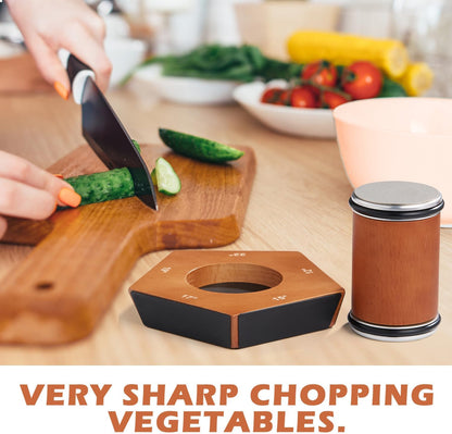 RollEdge - Manual Knife Sharpener with 5 Adjustable Sharpening Angles for Sharp Knives
