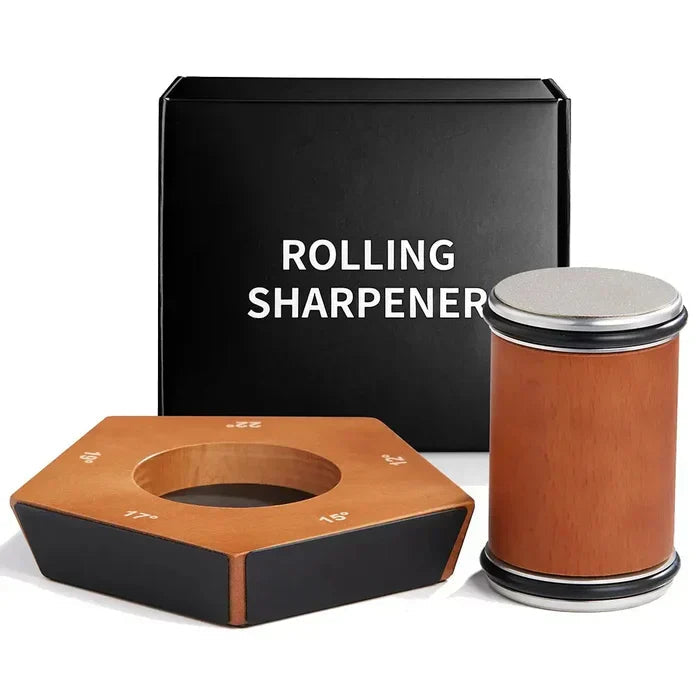 RollEdge - Manual Knife Sharpener with 5 Adjustable Sharpening Angles for Sharp Knives