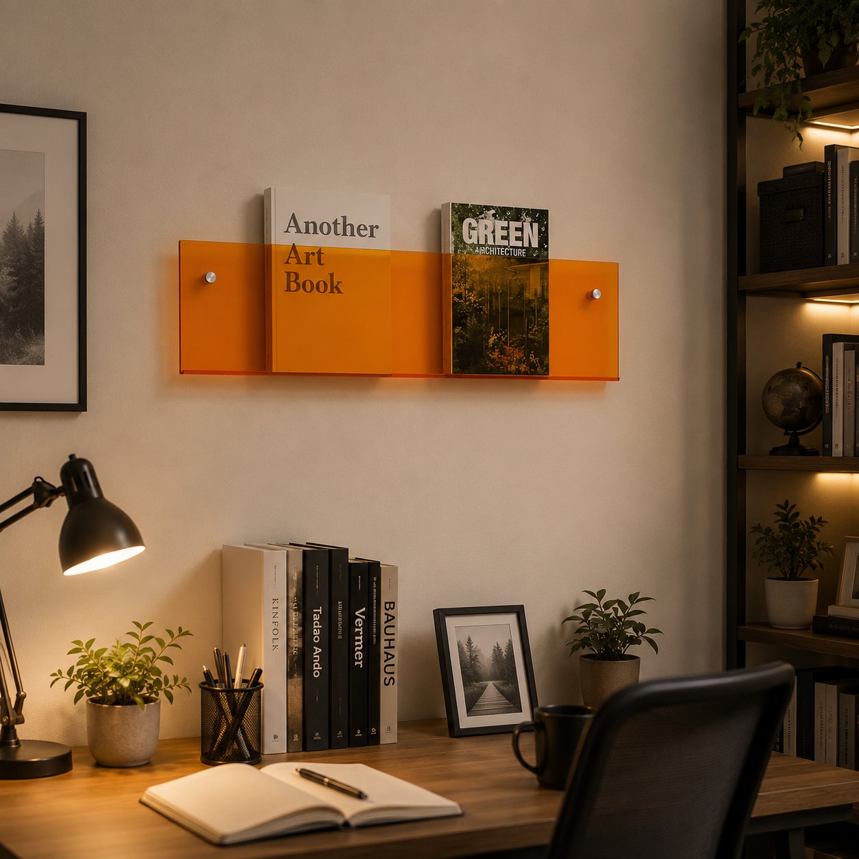 SHELFORA – Porte-revues mural élégant pour des intérieurs contemporains