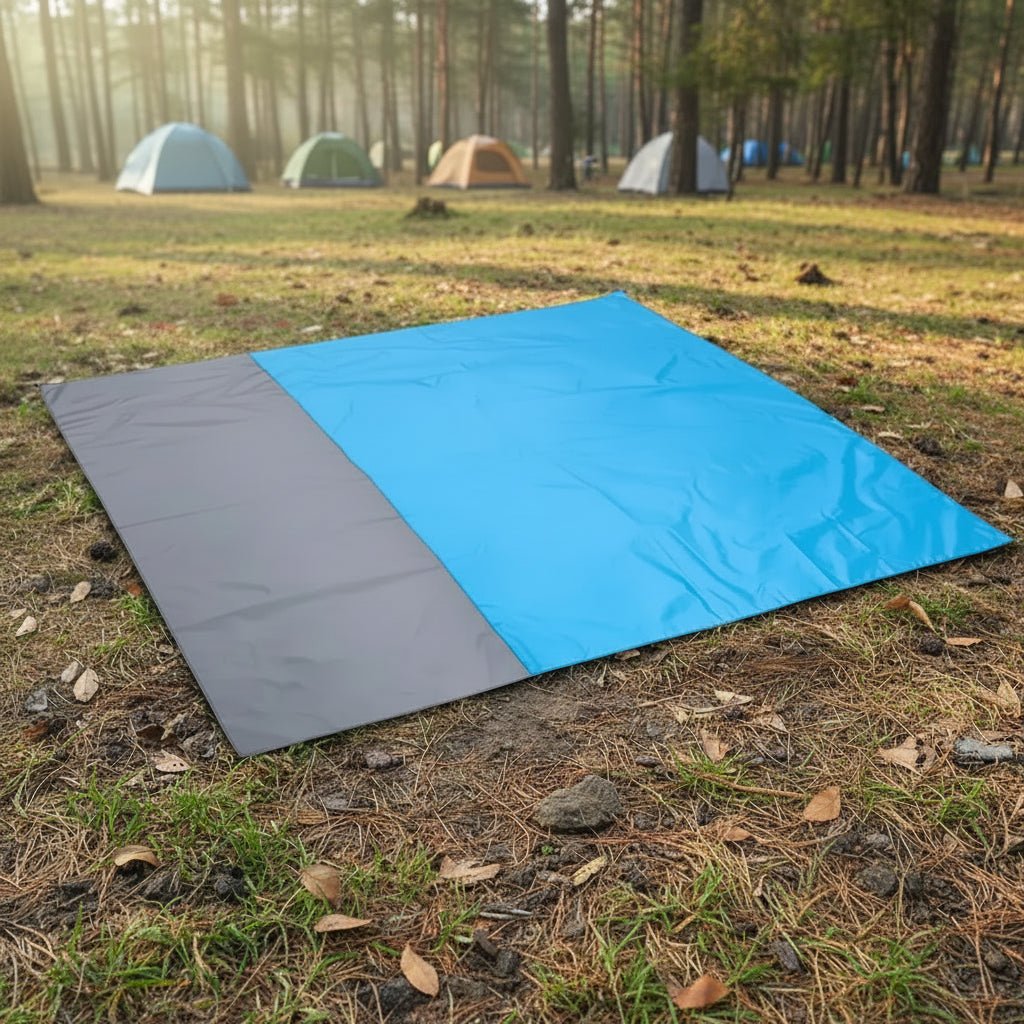 SHORELINE – Extra große, wasserdichte Stranddecke für 5–7 Personen 0