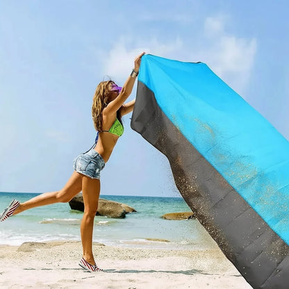 SHORELINE – Extra große, wasserdichte Stranddecke für 5–7 Personen 2