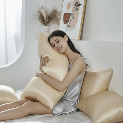 SILKESSENCE – Kissenbezug aus Maulbeerseide, 25 Momme, Luxusbezug für Haar und Haut 10