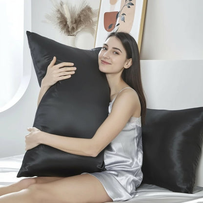 SILKESSENCE – Kissenbezug aus Maulbeerseide, 25 Momme, Luxusbezug für Haar und Haut 12