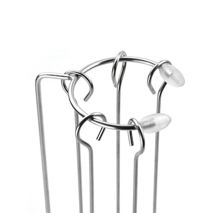 SKEWRA – Edelstahl-Grillspieß-Set mit Grillrost für müheloses Grillen 4