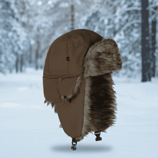 SKIFURRY – Gemütliche Fliegermütze aus Kunstfell mit warmen Ohrenklappen für Damen und Herren 0