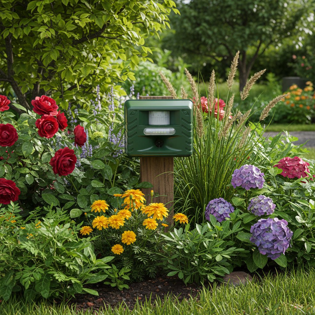 SKYGARD – Ultraschall-Vogelabwehrsystem für Haus und Garten 1