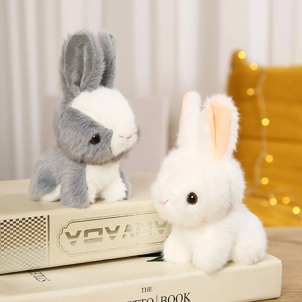 SLEEPYBUN – 14 cm weicher Plüschhase mit langen Ohren für Kinder und Babys 4