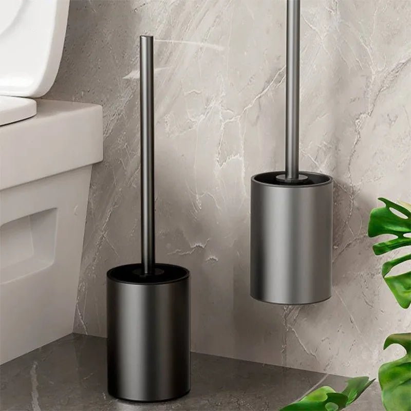 SLIMLOO – Platzsparendes Aluminium-Toilettenbürsten-Set für moderne Badezimmer 1