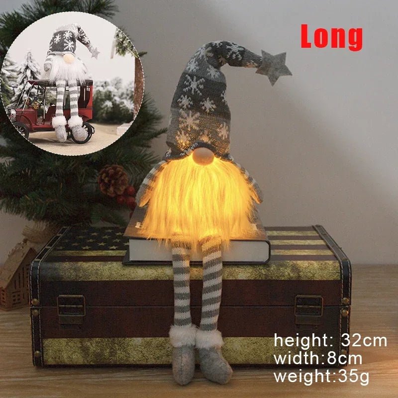 SNOWBEARD – LED-Plüschwichtel für gemütliche Weihnachtsdekoration 8