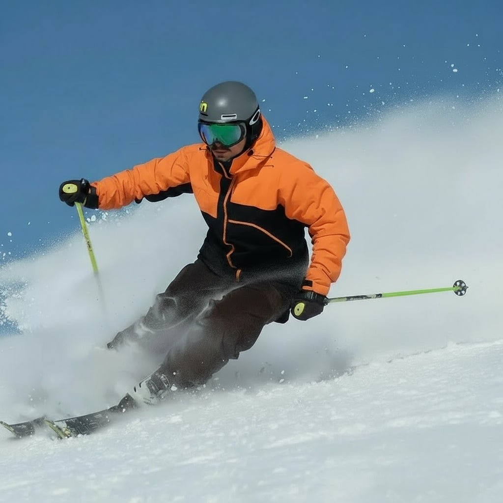 SNOWBIND – Strapazierfähige Nylon-Skigurte (2 Stück) mit Klebebefestigungsgurten 7