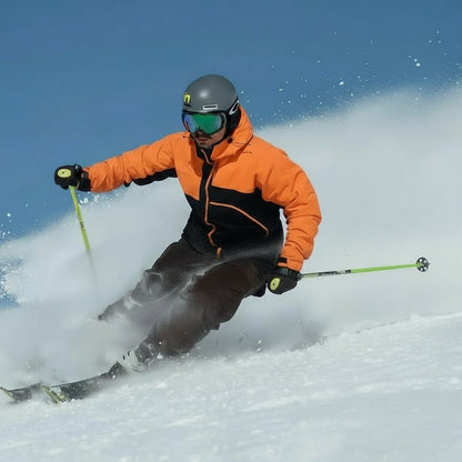 SNOWBIND – Strapazierfähige Nylon-Skigurte (2 Stück) mit Klebebefestigungsgurten 7