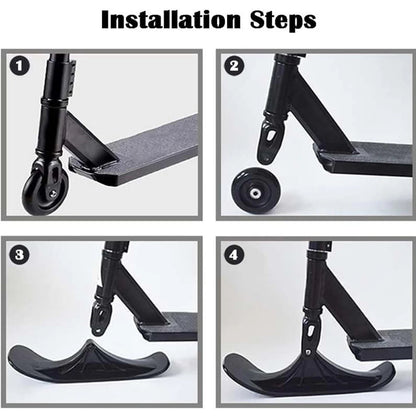 SNOWSCOOTER PRO – Umbausatz für Kinder-Schneescooter, Schlitten und Skiboards 5