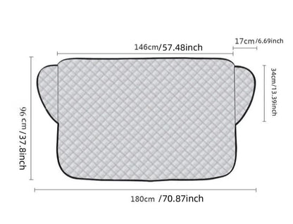 SNOWVEX – Universell passender Windschutzscheibenschutz für winterliche Bedingungen 6