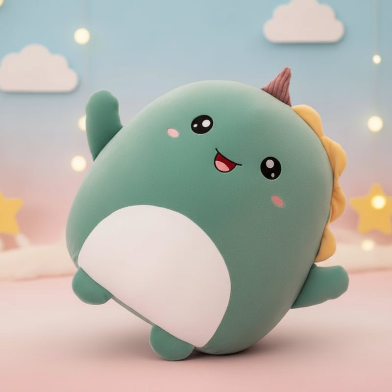 SNUGGLOOM – 40 cm Kawaii-Tierplüschkissen für Kinder (Pinguin, Schwein, Kaninchen, Panda, Krabbe) 0