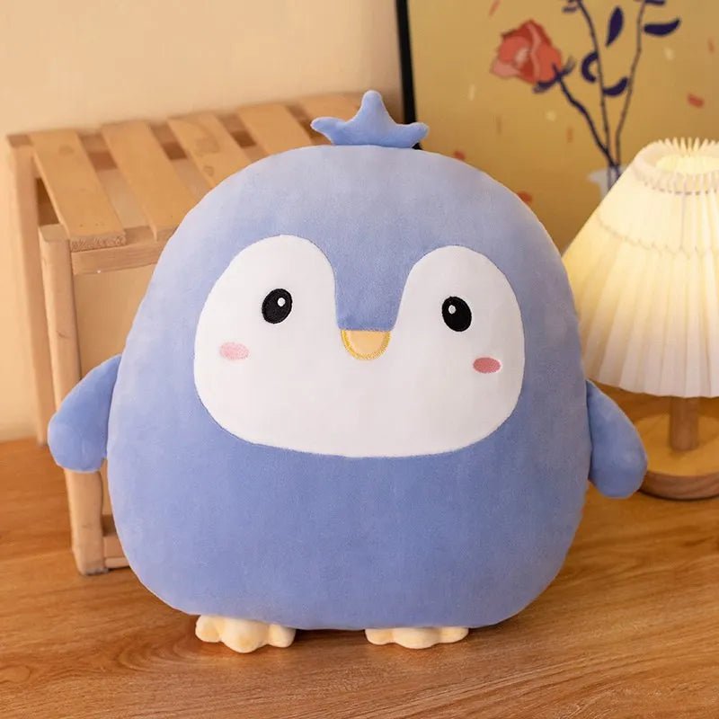 SNUGGLOOM – 40 cm Kawaii-Tierplüschkissen für Kinder (Pinguin, Schwein, Kaninchen, Panda, Krabbe) 2