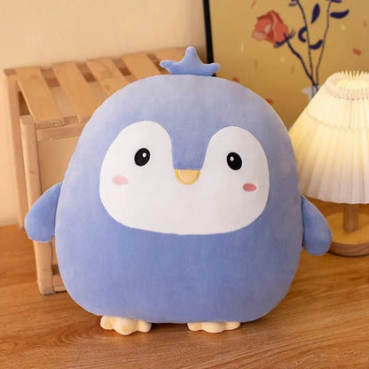 SNUGGLOOM – 40 cm Kawaii-Tierplüschkissen für Kinder (Pinguin, Schwein, Kaninchen, Panda, Krabbe) 2
