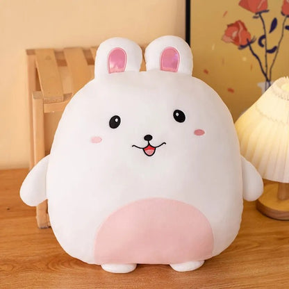 SNUGGLOOM – 40 cm Kawaii-Tierplüschkissen für Kinder (Pinguin, Schwein, Kaninchen, Panda, Krabbe) 6