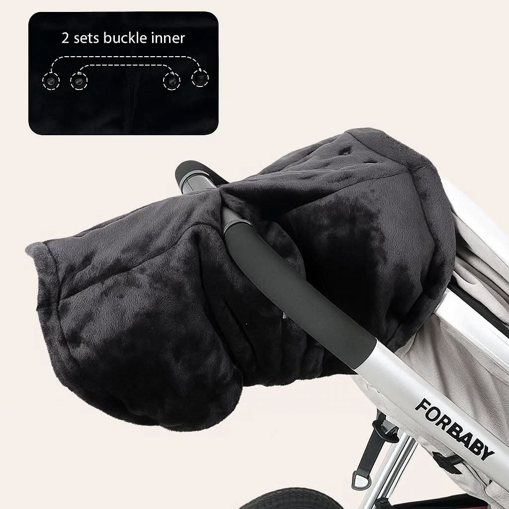 SNUGPUSH – Winddichte Kinderwagenhandschuhe mit Handy- und Taschentuchfach 3