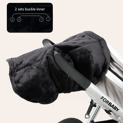 SNUGPUSH – Winddichte Kinderwagenhandschuhe mit Handy- und Taschentuchfach 3