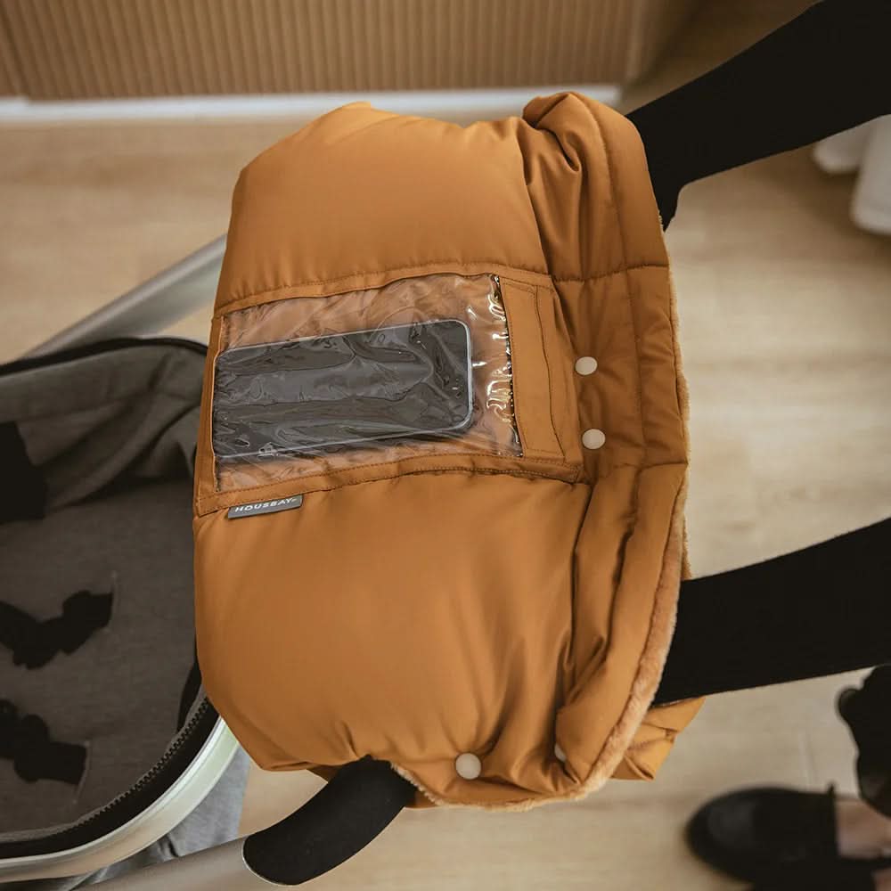 SNUGPUSH – Winddichte Kinderwagenhandschuhe mit Handy- und Taschentuchfach 5