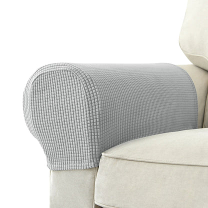SOFAGUARD – 2-teilige wasserdichte Armlehnenbezüge mit gestepptem Jacquard-Design 12