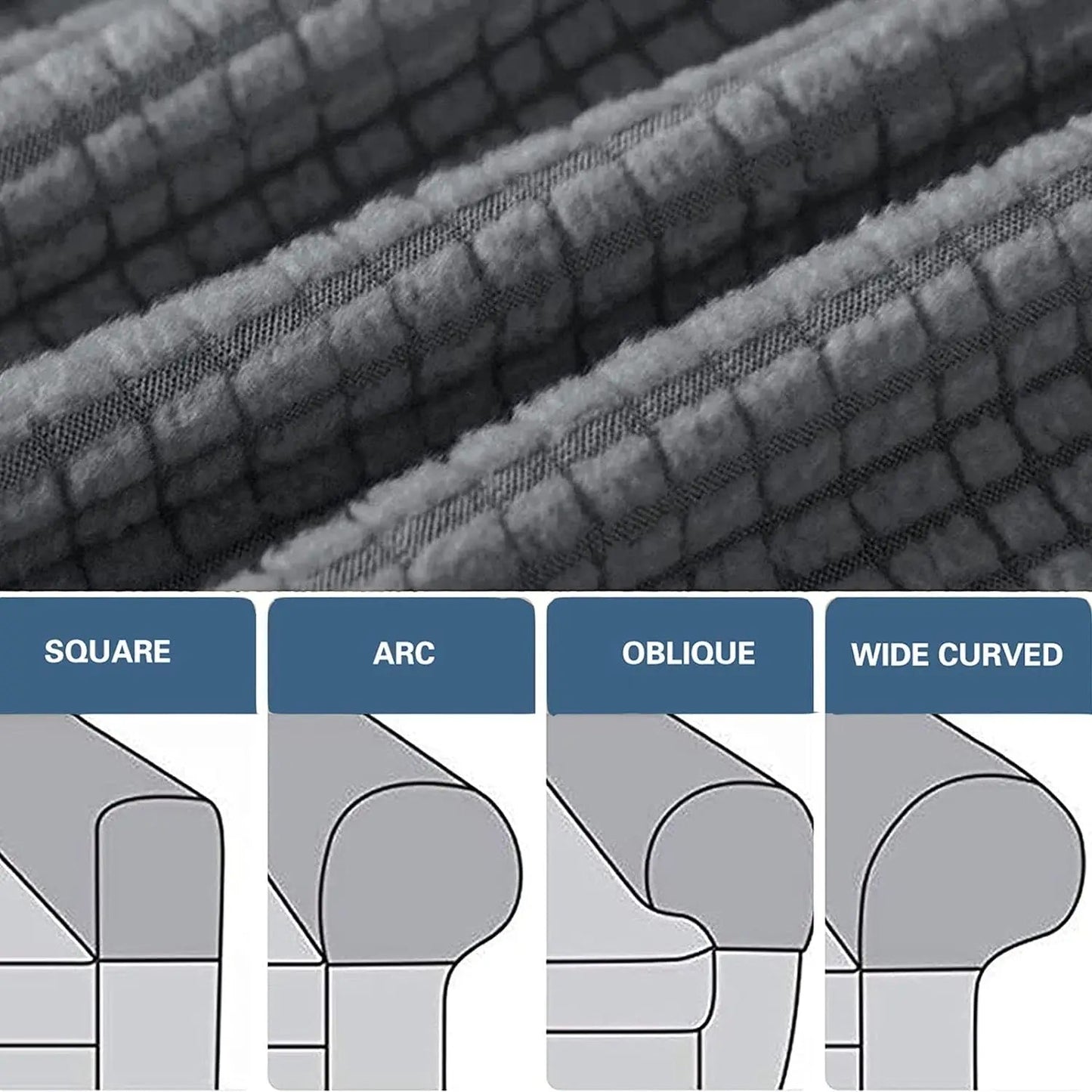 SOFAGUARD – 2-teilige wasserdichte Armlehnenbezüge mit gestepptem Jacquard-Design 6