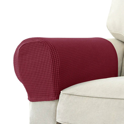 SOFAGUARD – 2-teilige wasserdichte Armlehnenbezüge mit gestepptem Jacquard-Design 9