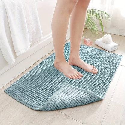 SOFTDRY – Chenille-Mikrofaser-Badematte mit rutschfester Unterseite 1