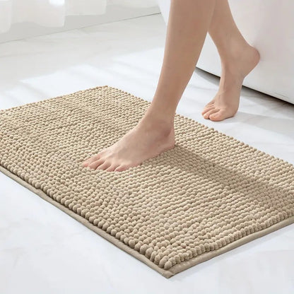 SOFTDRY – Chenille-Mikrofaser-Badematte mit rutschfester Unterseite 6