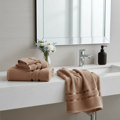 SOFTGLOW – 4-teiliges Handtuchset für ein elegantes Badezimmer 5