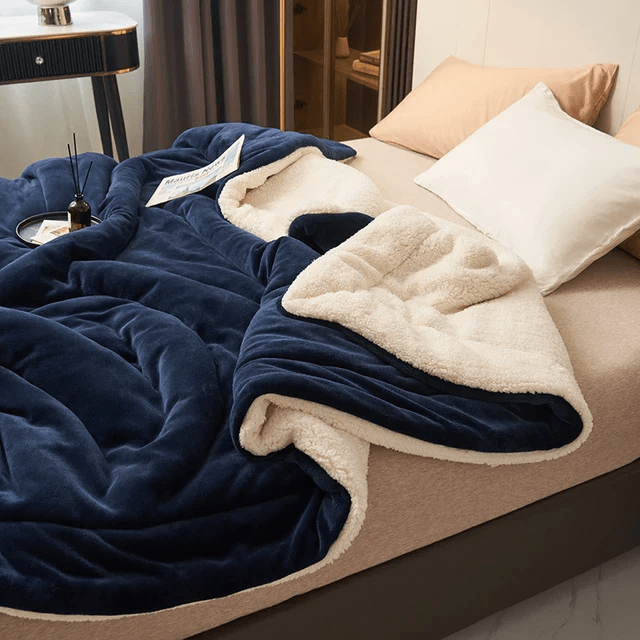 SOFTHUG LUXE – Plüschige Flanell-Fleecedecke für Komfort und Stil 4
