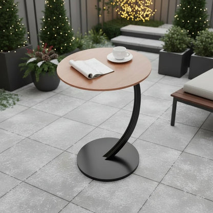 SOLIDEX – Kompakter, verstärkter runder Beistelltisch für modernes Wohnen auf kleinem Raum 0