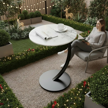 SOLIDEX – Kompakter, verstärkter runder Beistelltisch für modernes Wohnen auf kleinem Raum 1