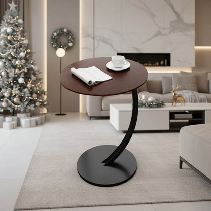 SOLIDEX – Kompakter, verstärkter runder Beistelltisch für modernes Wohnen auf kleinem Raum 2