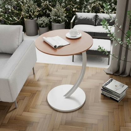 SOLIDEX – Kompakter, verstärkter runder Beistelltisch für modernes Wohnen auf kleinem Raum 4