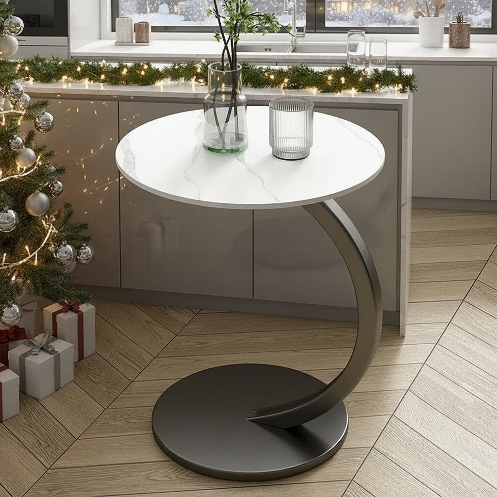 SOLIDEX – Kompakter, verstärkter runder Beistelltisch für modernes Wohnen auf kleinem Raum 6