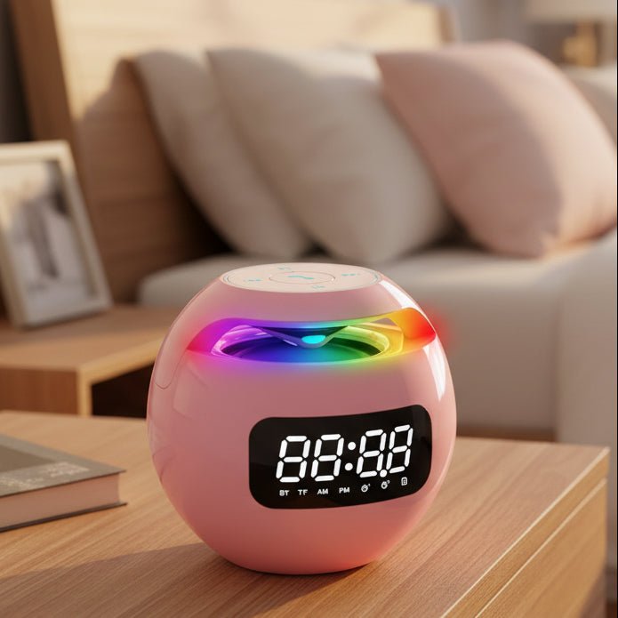SONORIX – Digitaler Wecker mit integriertem Bluetooth-Lautsprecher und Umgebungslicht 0