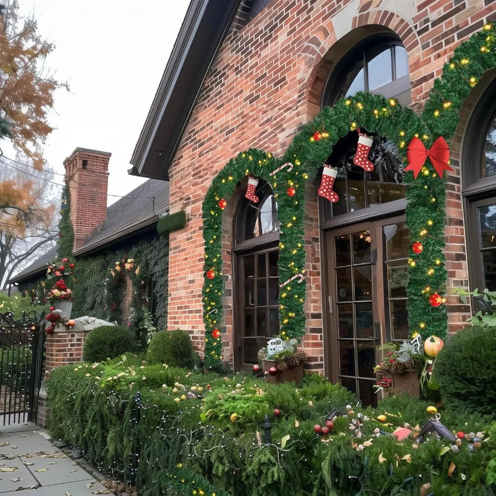 SPARKLE PINE – 5 Meter lange Weihnachtsgirlande mit 100 warmweißen LED-Lichtern 3