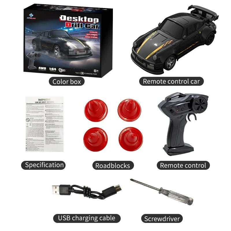 DRIFTLITE – Mini-4WD-RC-voiture avec commande stable et accélération rapide