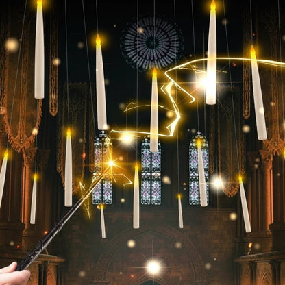 SPELLFLAME – Batteriebetriebene, flammenlose Schwimmkerzen mit Zauberstab-Fernbedienung 1