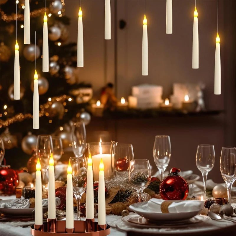 SPELLFLAME – Batteriebetriebene, flammenlose Schwimmkerzen mit Zauberstab-Fernbedienung 2