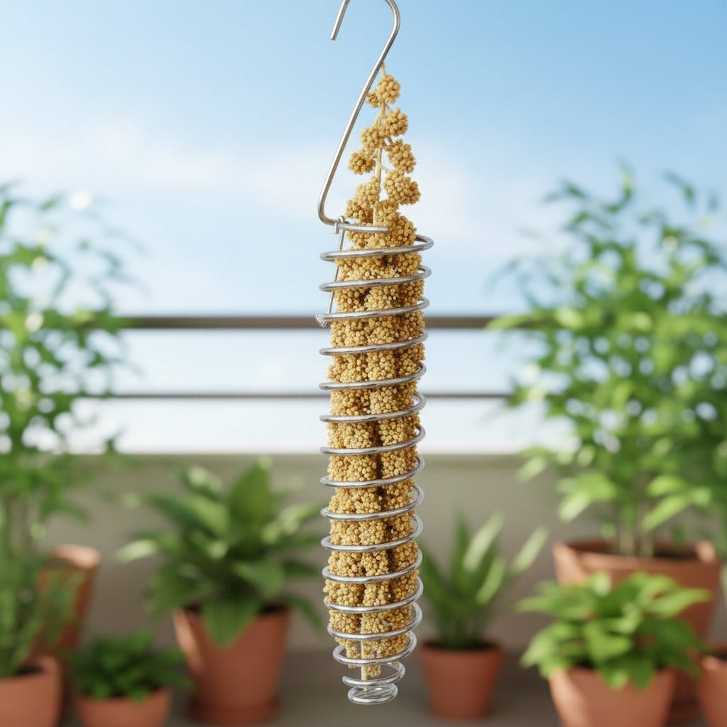 SPIRAFEED – Robuster Papageienfutterspender aus Edelstahl 0