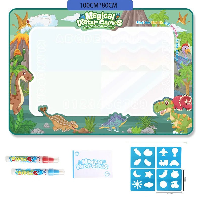 SPLASHCANVAS – Saubere Wassermalmatte 100 x 80 cm für Kinder 13