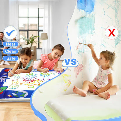 SPLASHCANVAS – Saubere Wassermalmatte 100 x 80 cm für Kinder 4