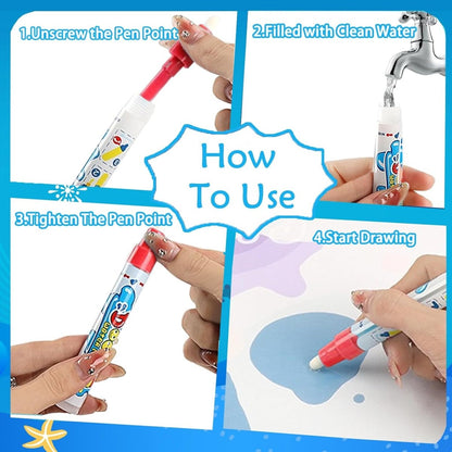 SPLASHCANVAS – Saubere Wassermalmatte 100 x 80 cm für Kinder 6
